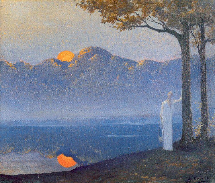 Osbert, Alphonse The Muse at Sunrise china oil painting image